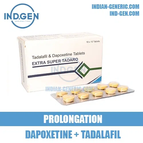 EXTRA SUPER TADARO tadalafil dapoxetine cialis india