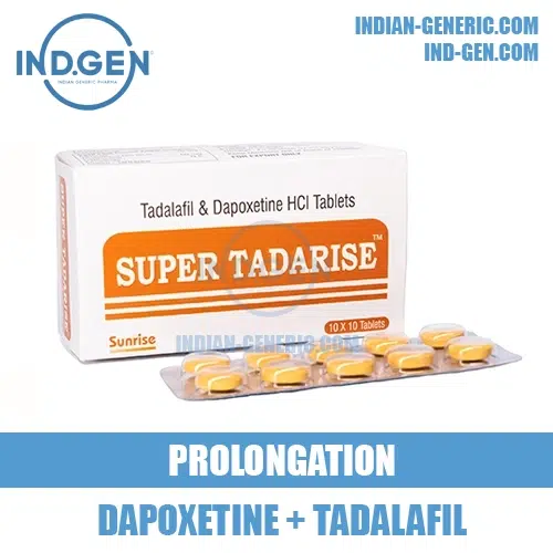 SUPER TADARISE tadalafil dapoxetine cialis india