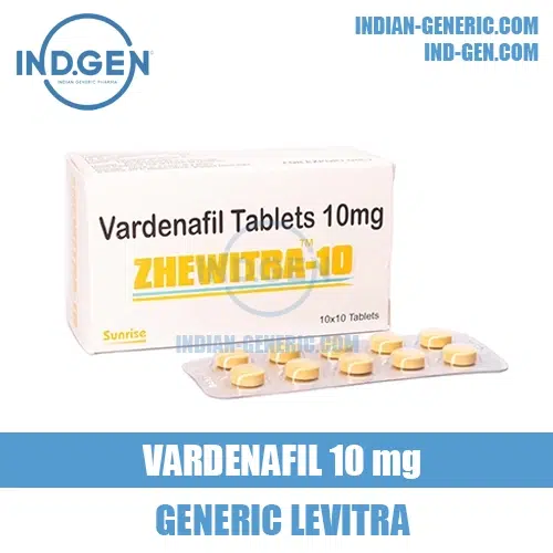 ZHEWITRA 10 mg vardenafil levitra india